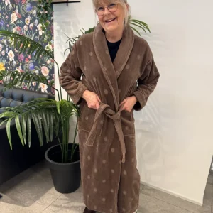 Malmø Morgenkåpe Frotté Taupe
