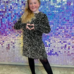VERO MODA GIRL FESTKJOLE VMBELLA SEQUIN