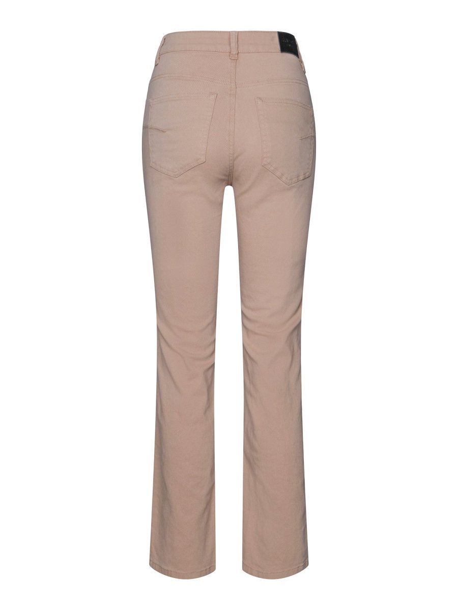 MIA jeans w/ribbon Comfort straight leg Sand - Image 3