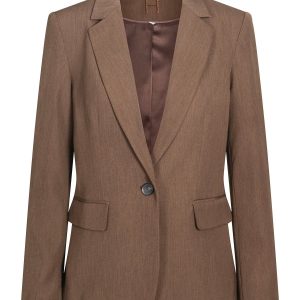 Casual tailored blazer Cocoa Powder