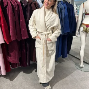 Malmø Morgenkåpe Frotté Off-White