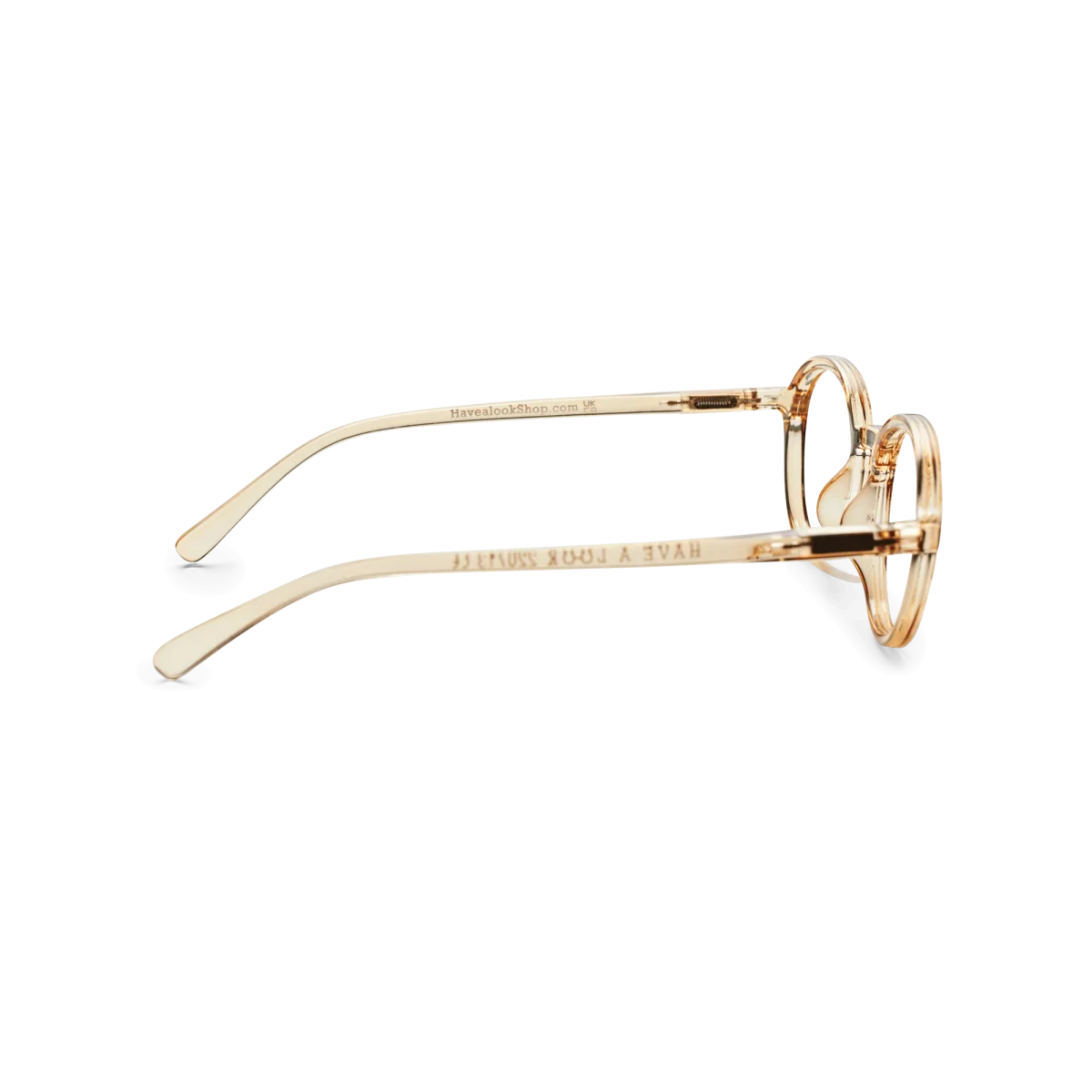 Lesebriller Circle Slim - amber - Image 4